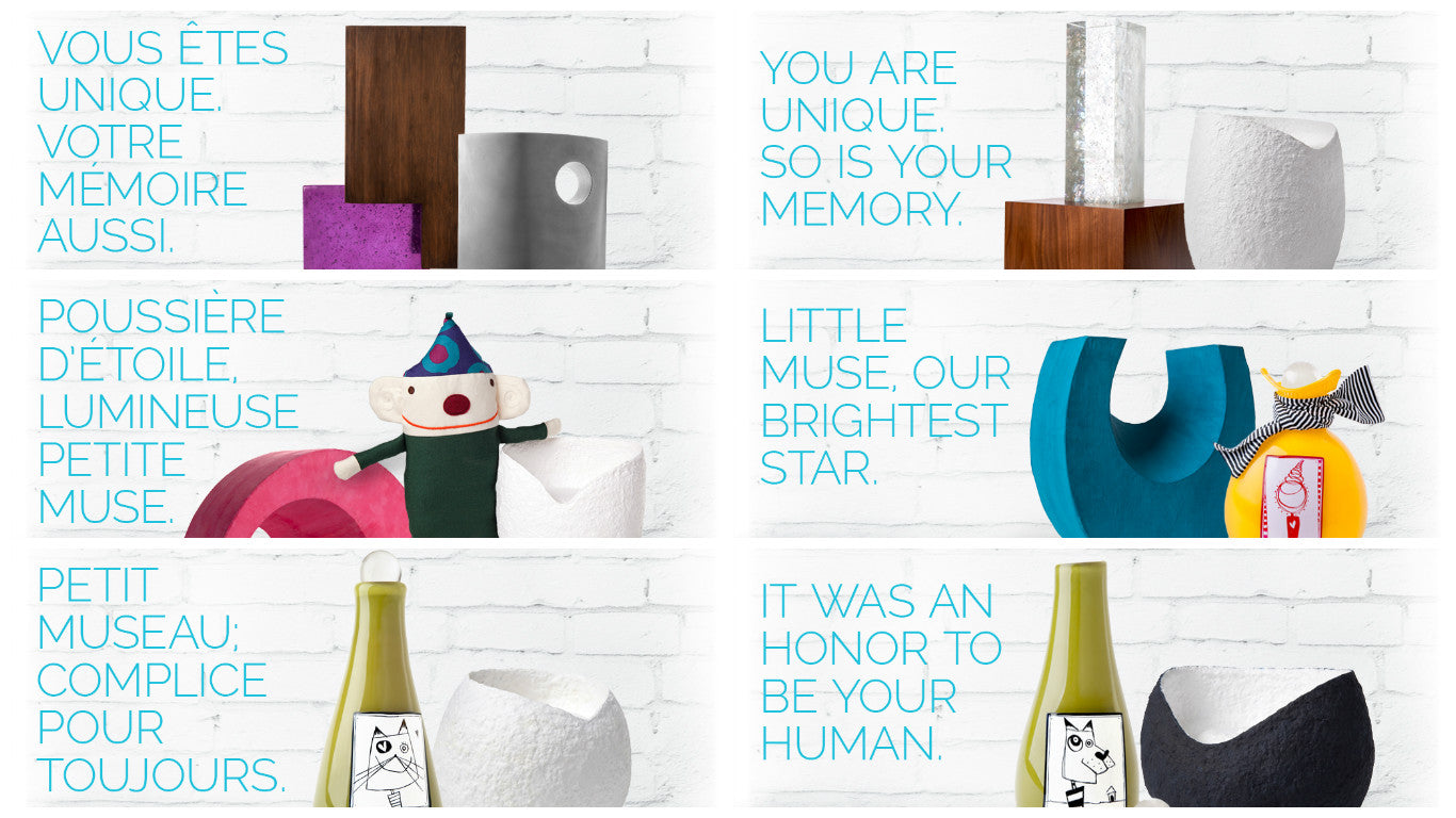 Muses Design Urns - modern funeral urn for cremation