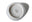 Picture of a white round shape biodegrdable coton fibre cremation urn for children on sale at Muses Design Urns. Top view.