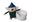 Picture of a white biodegrdable coton fibre cremation urn resembling a Moses basket for children on sale at Muses Design Urns. View with Raplapla doll.
