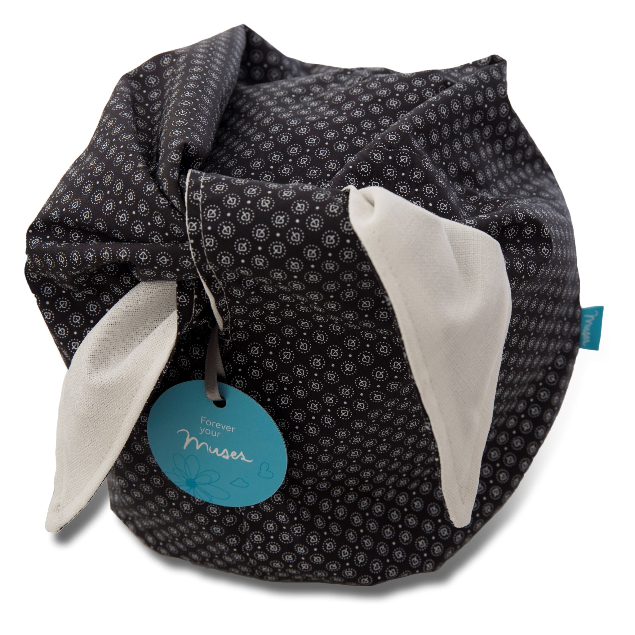 Picture of the Furoshiki Japanese style bag delivered with each Muses Design cremation urns.